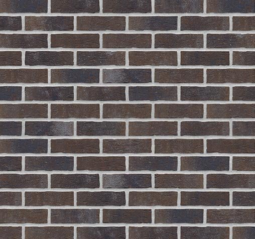 Handform Riemchen braun mit Fuge