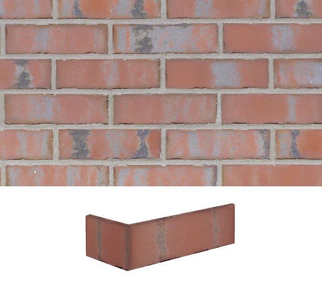 Eckriemchen ziegelrot Wall Street