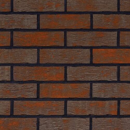 Handform Riemchen strukturiert Red House