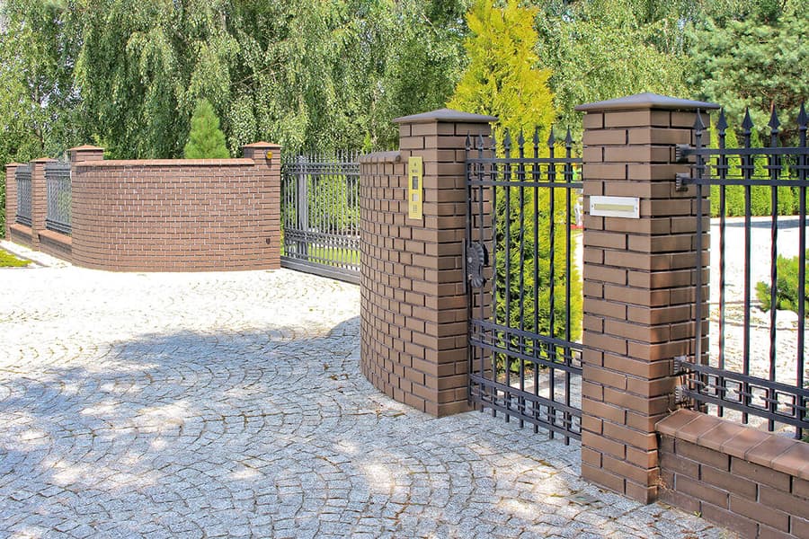 Gartenzaun Natural Brown