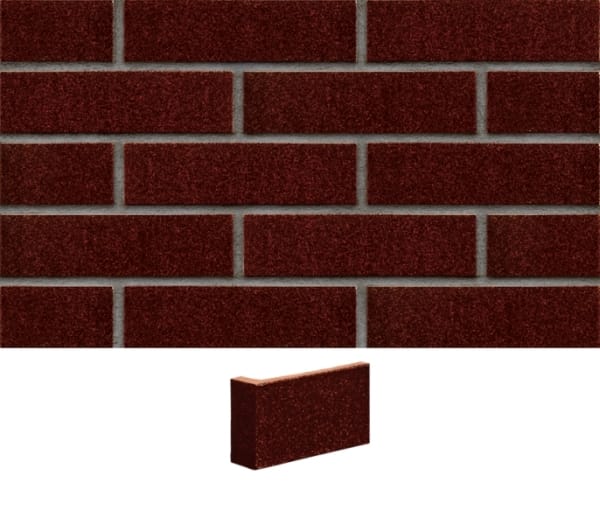 winkelriemchen glasiert glazed brown