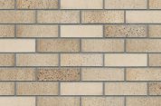 Riemchen Fassade Sandpfeffer