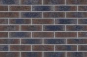 Klinkerriemchen handgeformt Blues Schatten